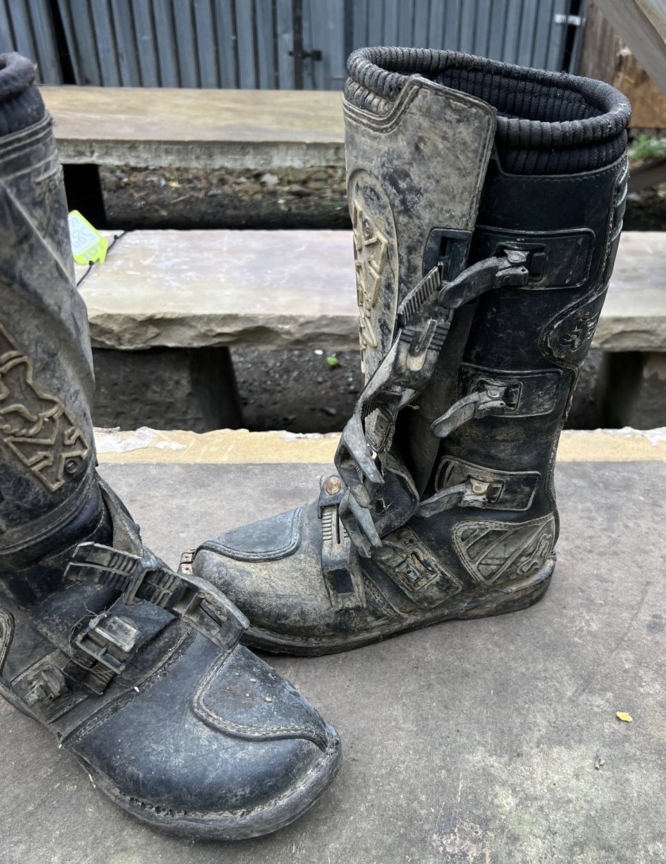 A pair Moto X Fox vintage Motocross Boots and pair - Image 5 of 14