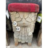 An original pair Art Deco cast iron Cinema Seat Ends, approx. 23in x 11in, from the Paramount