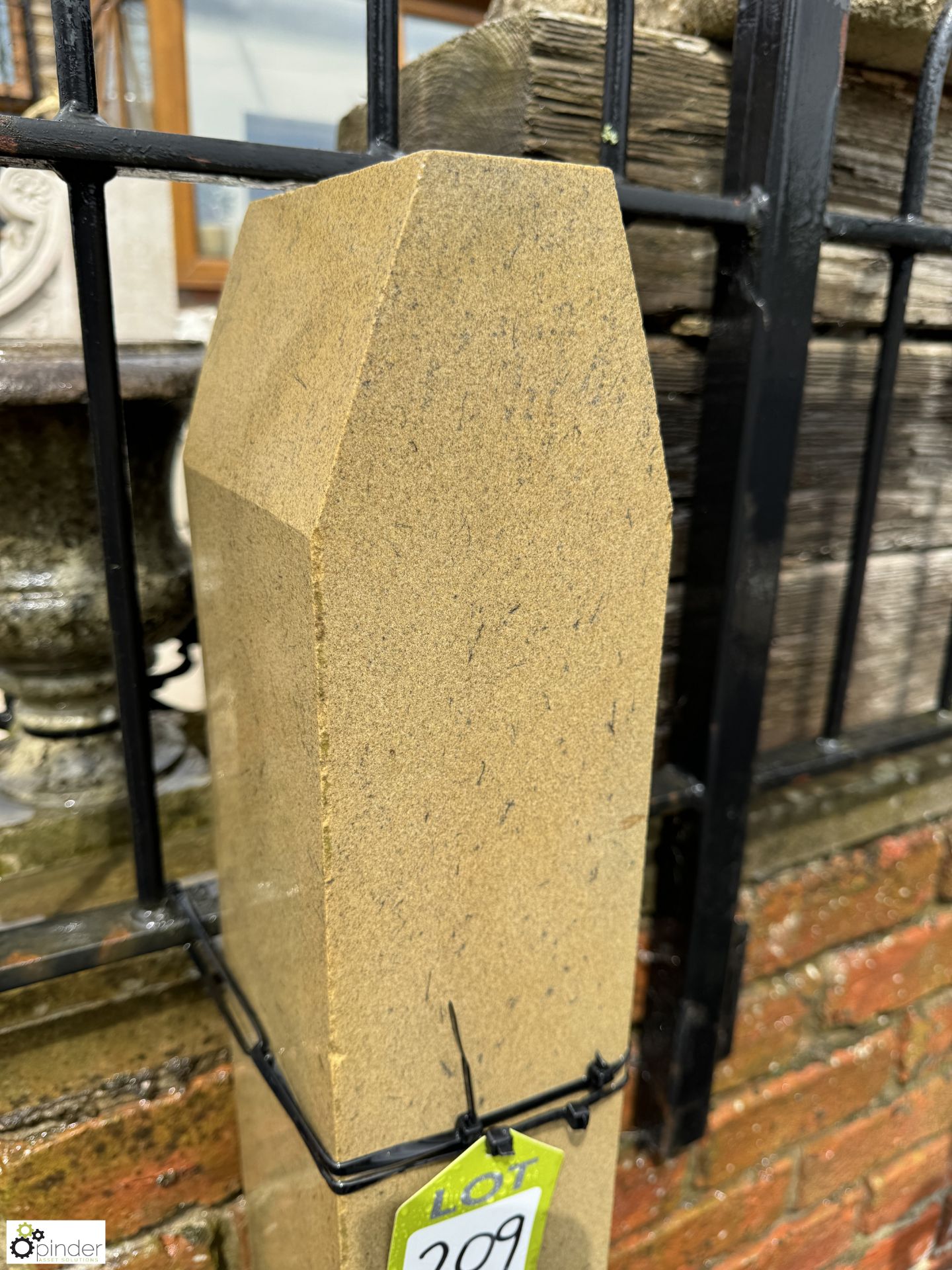 A new cut Yorkshire stone Mile Marker, approx. 51in - Image 3 of 4