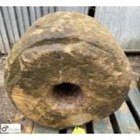 A Victorian reclaimed Yorkshire stone Millstone, a