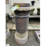 A Georgian terracotta round Chimney Pot, approx. 33in x 16in diameter