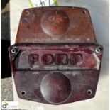 A vintage Ford Rear Light Cluster, once fitted on a Ford D series wagon, circa 1960 to 1970s