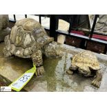2 decorative tortoises Garden Statues