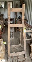 A Victorian pine Artists Easel, approx. 64in