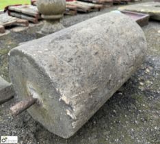 An early Victorian Yorkshire stone Garden Roller,