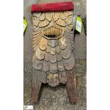 A pair original Art Deco cast iron Cinema Seat Ends, approx. 24in x 11in, from the Paramount Odeon