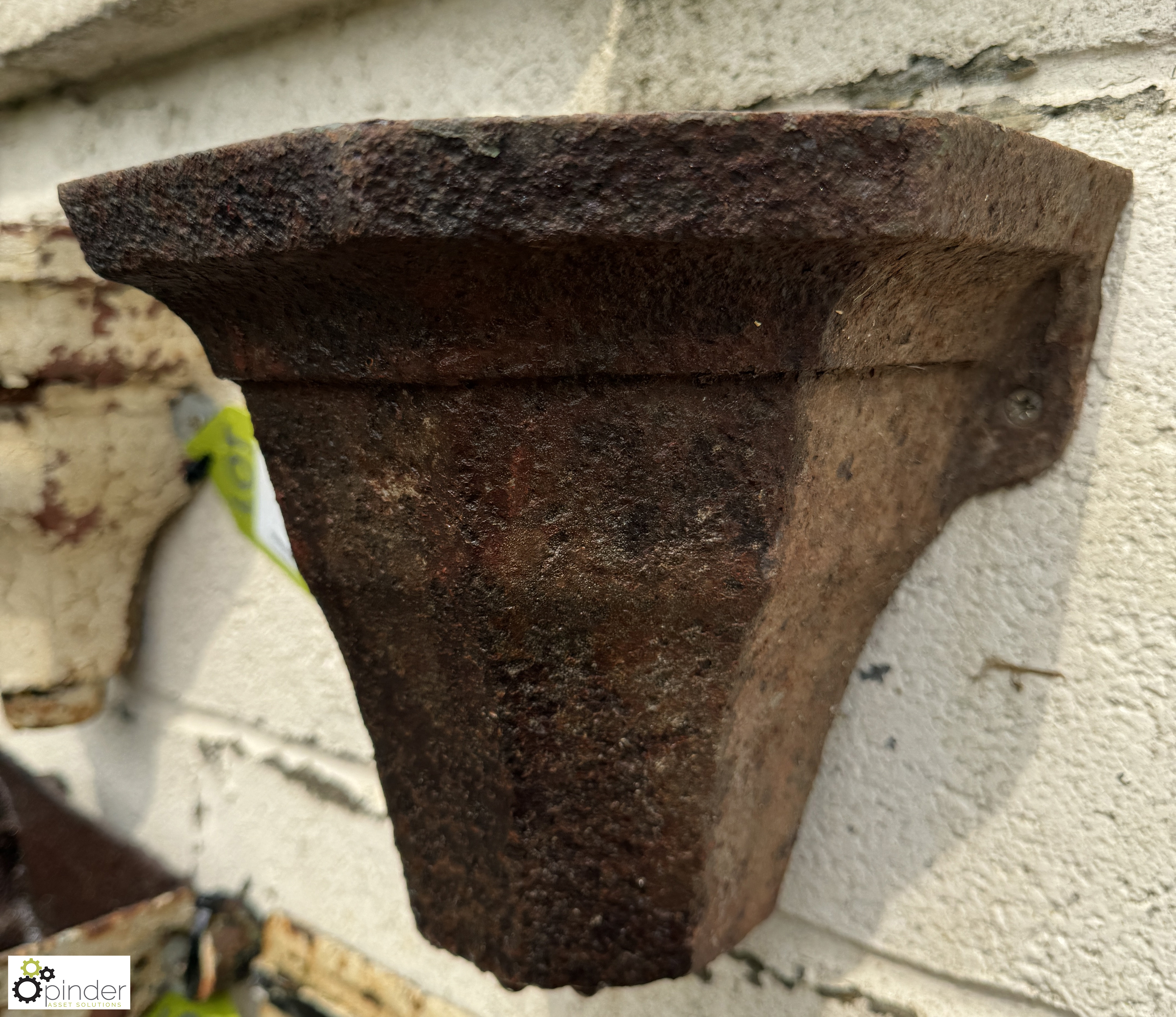 A Victorian cast iron Rain Hopper, approx. 7in x 9in - Image 2 of 4