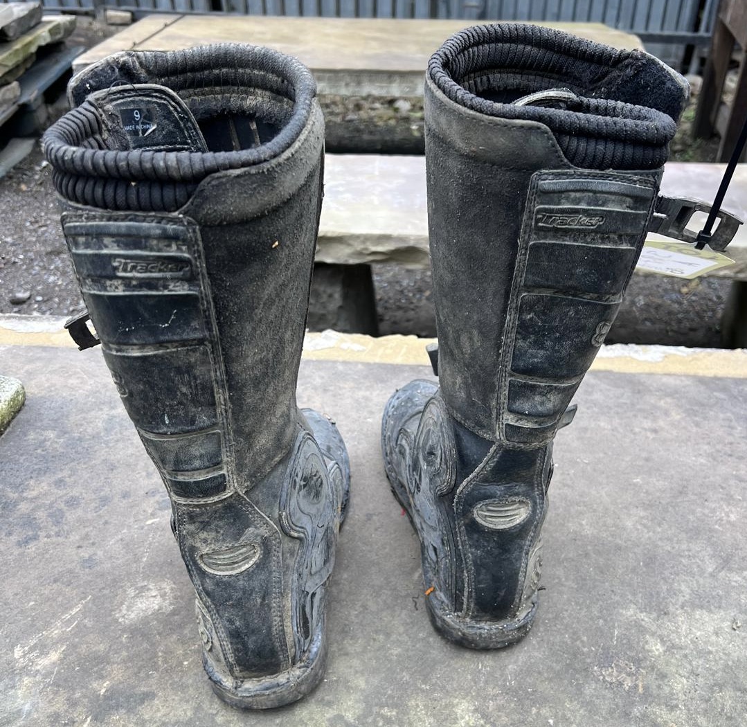 A pair Moto X Fox vintage Motocross Boots and pair - Image 6 of 14