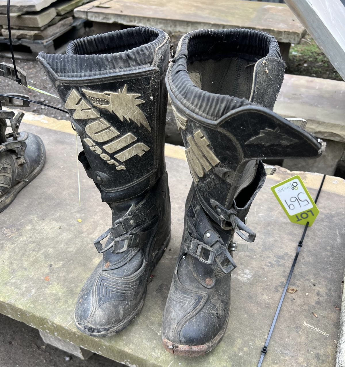 A pair Moto X Fox vintage Motocross Boots and pair - Image 9 of 14