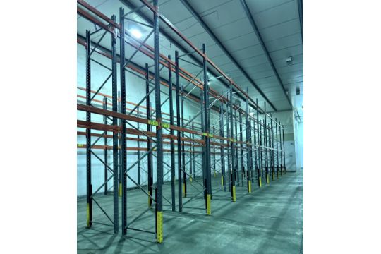 10 bays Storax SP80 Pallet Racking, comprising 8 uprights 5000mm x 1100mm, 28 beams 2250mm x 90mm - Image 10 of 13