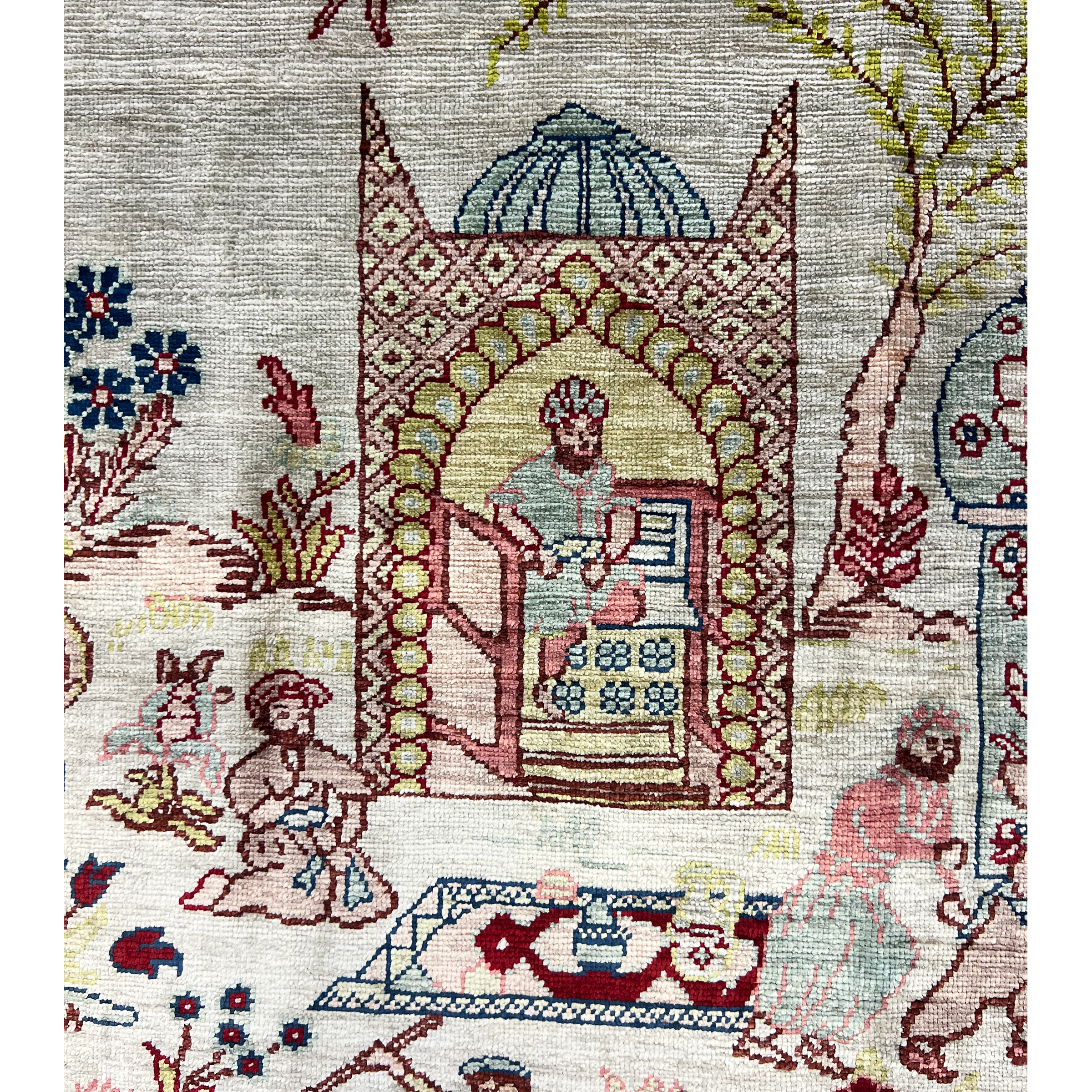 SIGNED SILK HEREKE RUG, TURKEY - Image 2 of 5