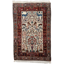 SIGNED & DATED SAROUK PERSIAN RUG