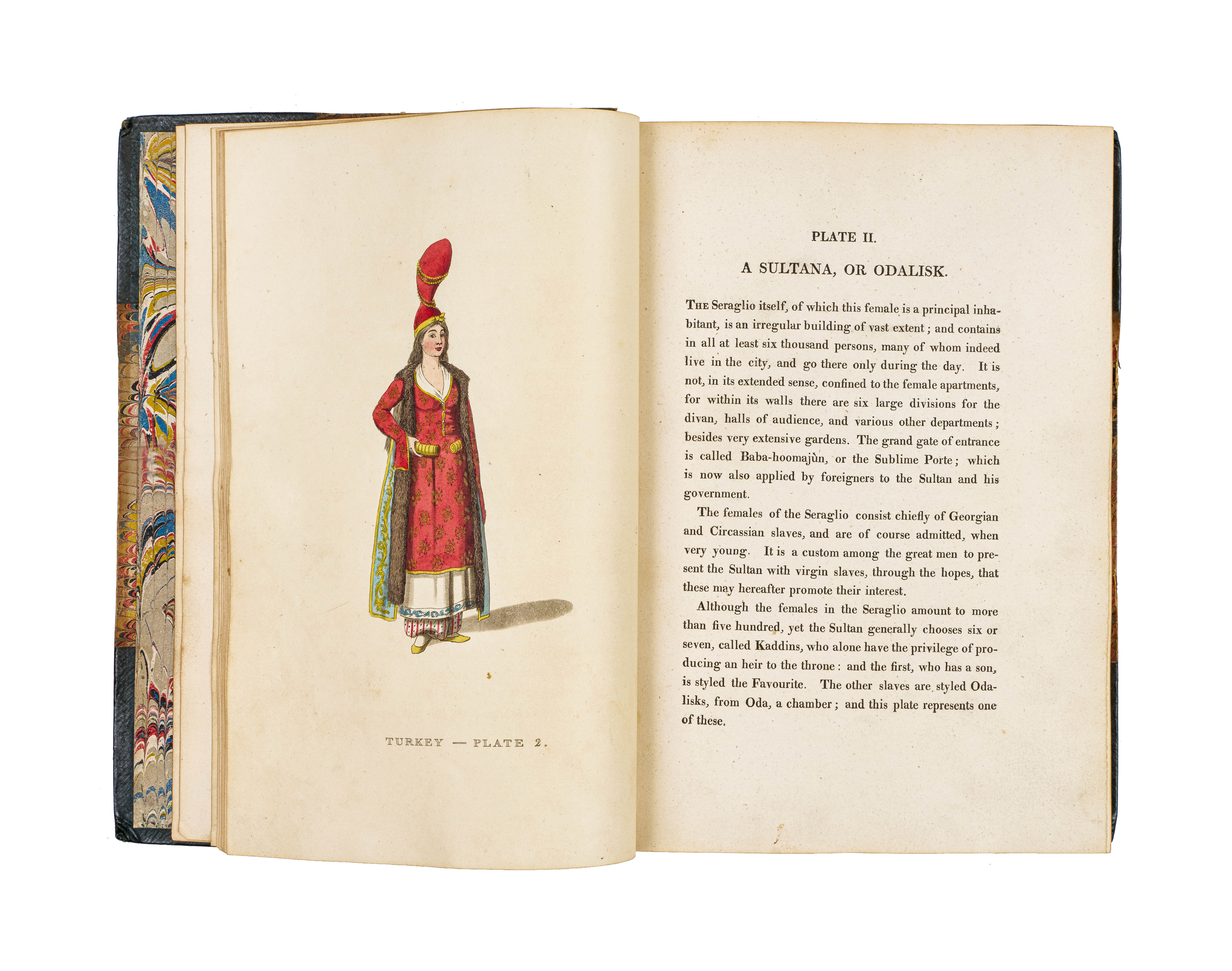 COSTUMES TURKEY, PICTURESQUE REPRESENTATIONS OF THE DRESS AND MANNERS OF THE TURKS, JOHN MURRAY, LON - Image 2 of 8
