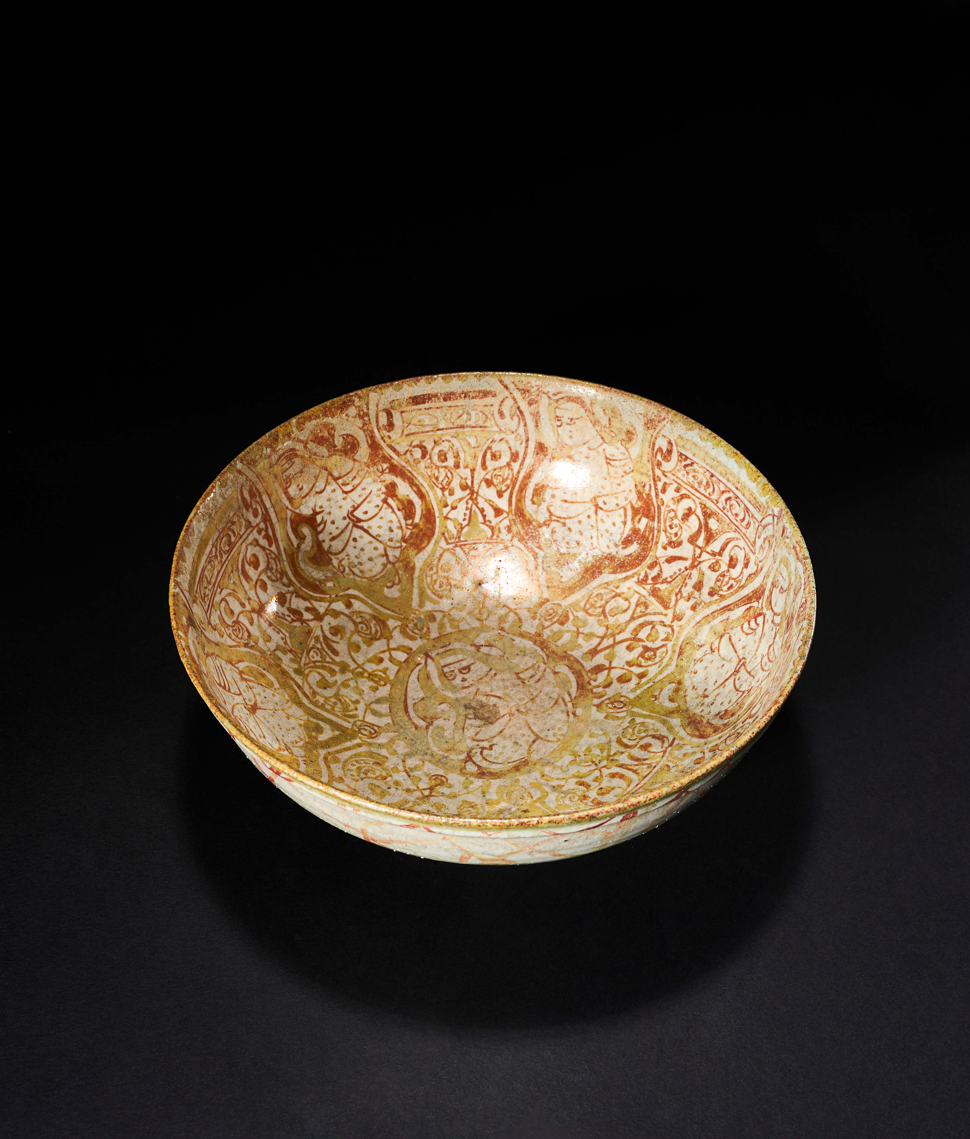 AN ABBASID LUSTRE POTTERY BOWL PROBABLY CENTRAL ASIA, 9TH/10TH CENTURY