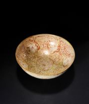 AN ABBASID LUSTRE POTTERY BOWL PROBABLY CENTRAL ASIA, 9TH/10TH CENTURY