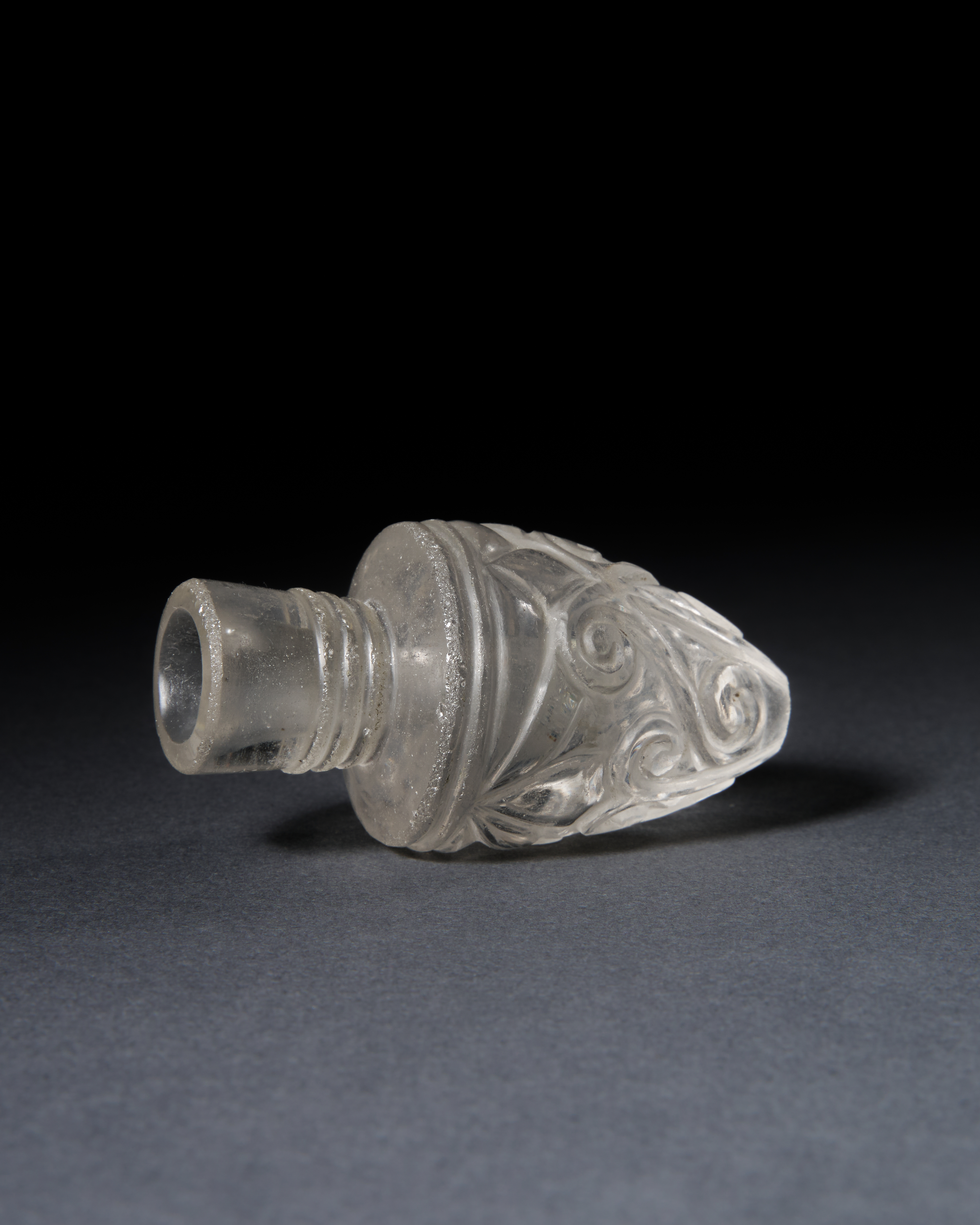 A CARVED ROCK CRYSTAL FATIMID FLASK, CIRCA 10TH CENTURY, EGYPT - Image 2 of 2