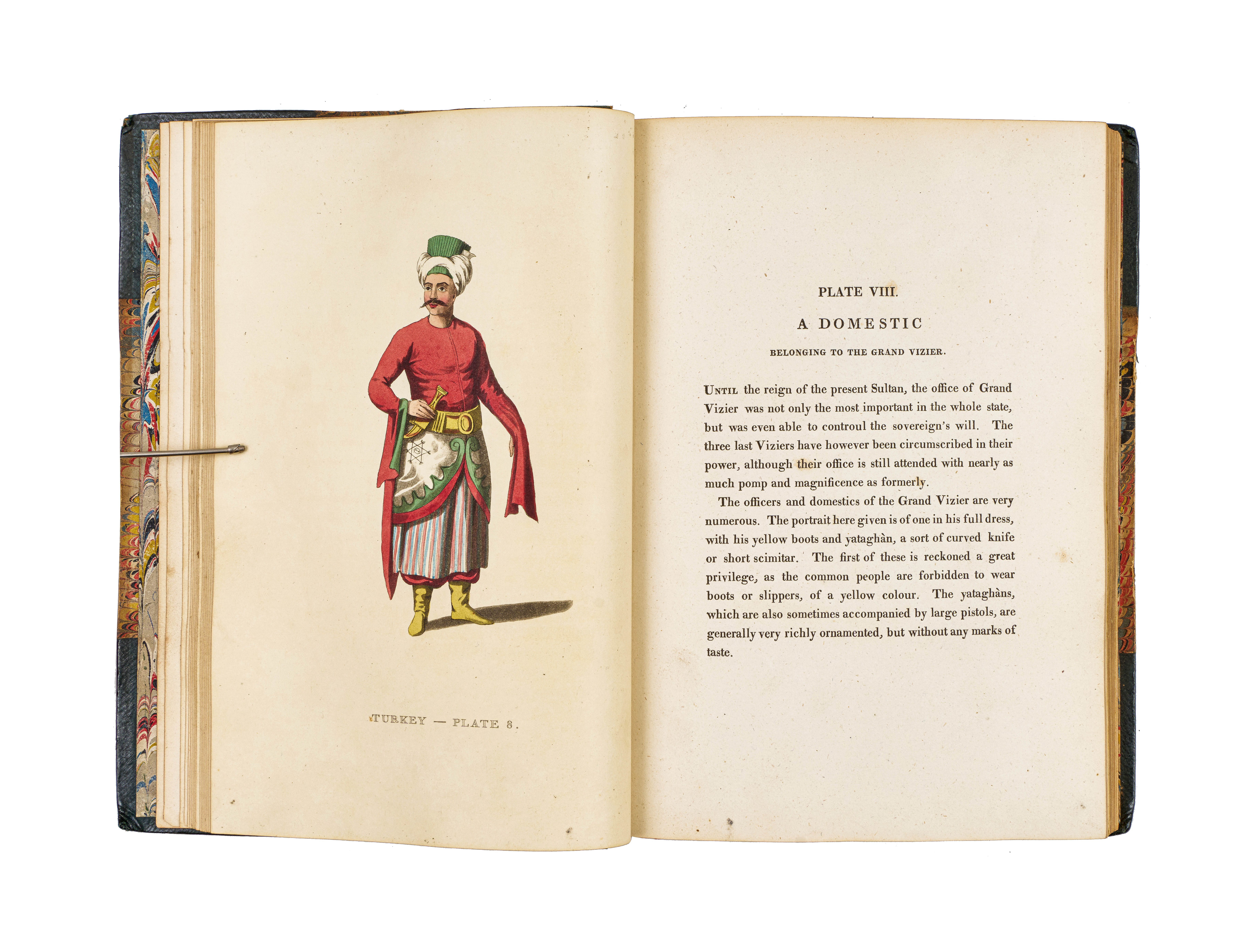 COSTUMES TURKEY, PICTURESQUE REPRESENTATIONS OF THE DRESS AND MANNERS OF THE TURKS, JOHN MURRAY, LON - Image 6 of 8