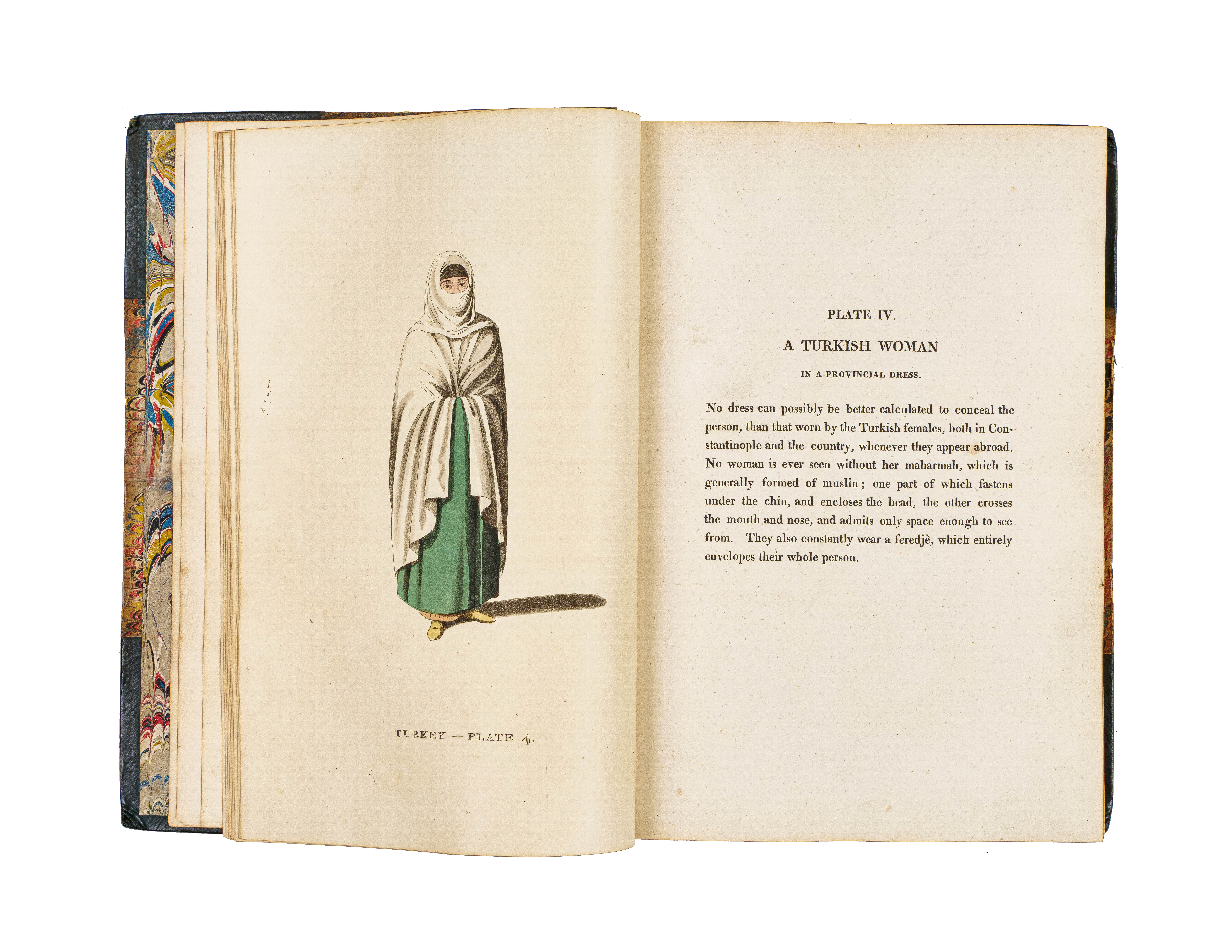 COSTUMES TURKEY, PICTURESQUE REPRESENTATIONS OF THE DRESS AND MANNERS OF THE TURKS, JOHN MURRAY, LON - Image 3 of 8
