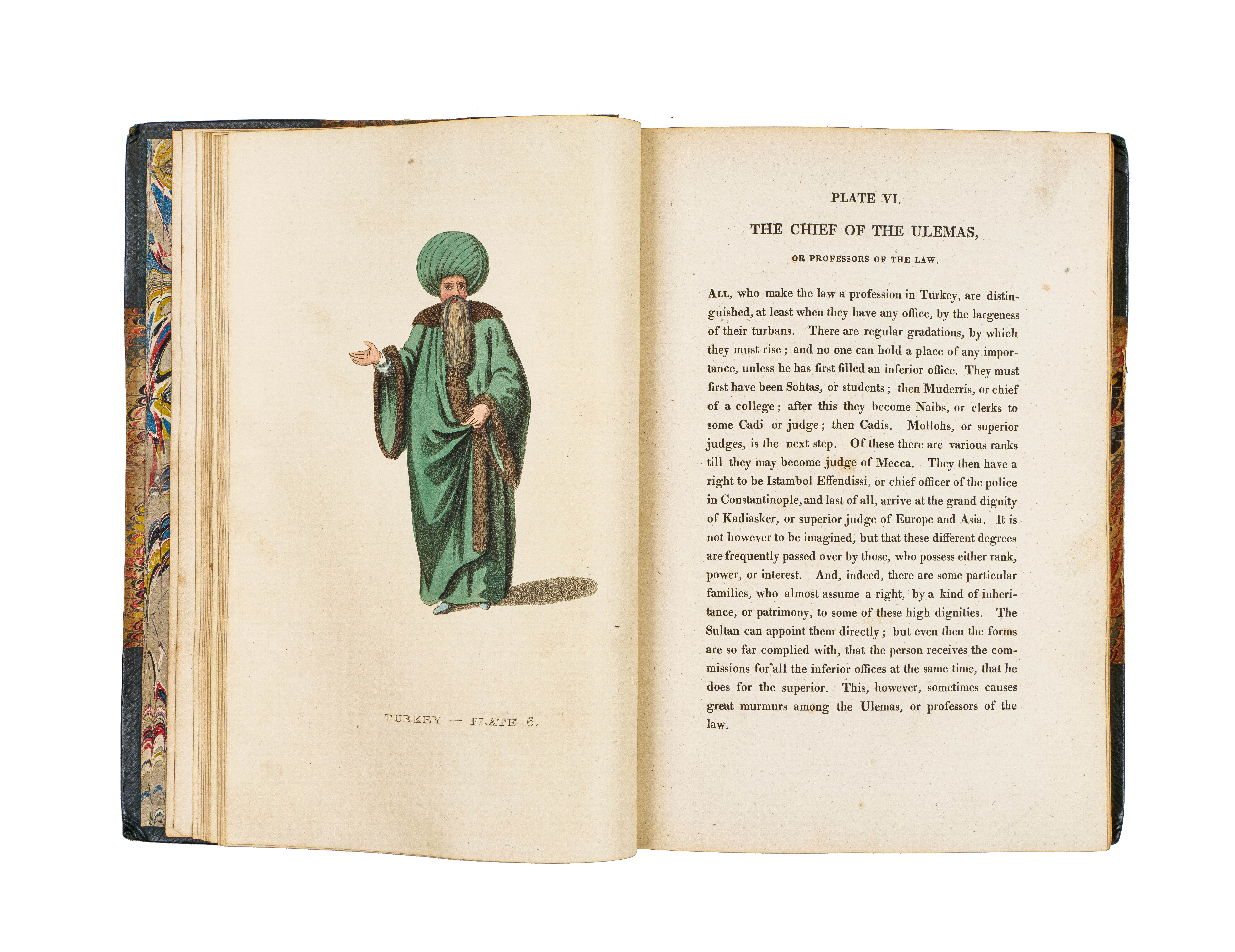 COSTUMES TURKEY, PICTURESQUE REPRESENTATIONS OF THE DRESS AND MANNERS OF THE TURKS, JOHN MURRAY, LON - Image 5 of 8