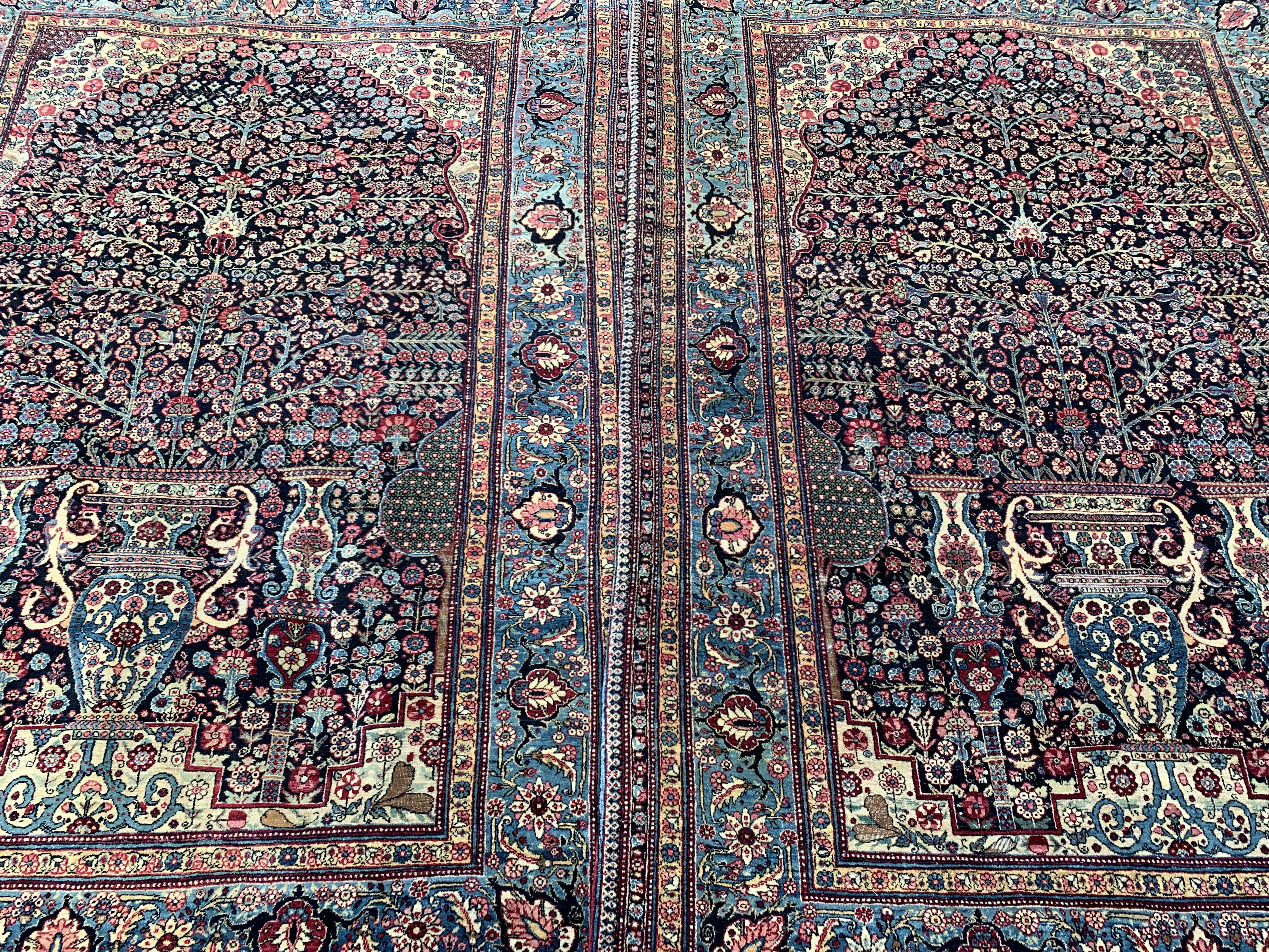 A PAIR OF TEHRAN RUGS - Image 2 of 9