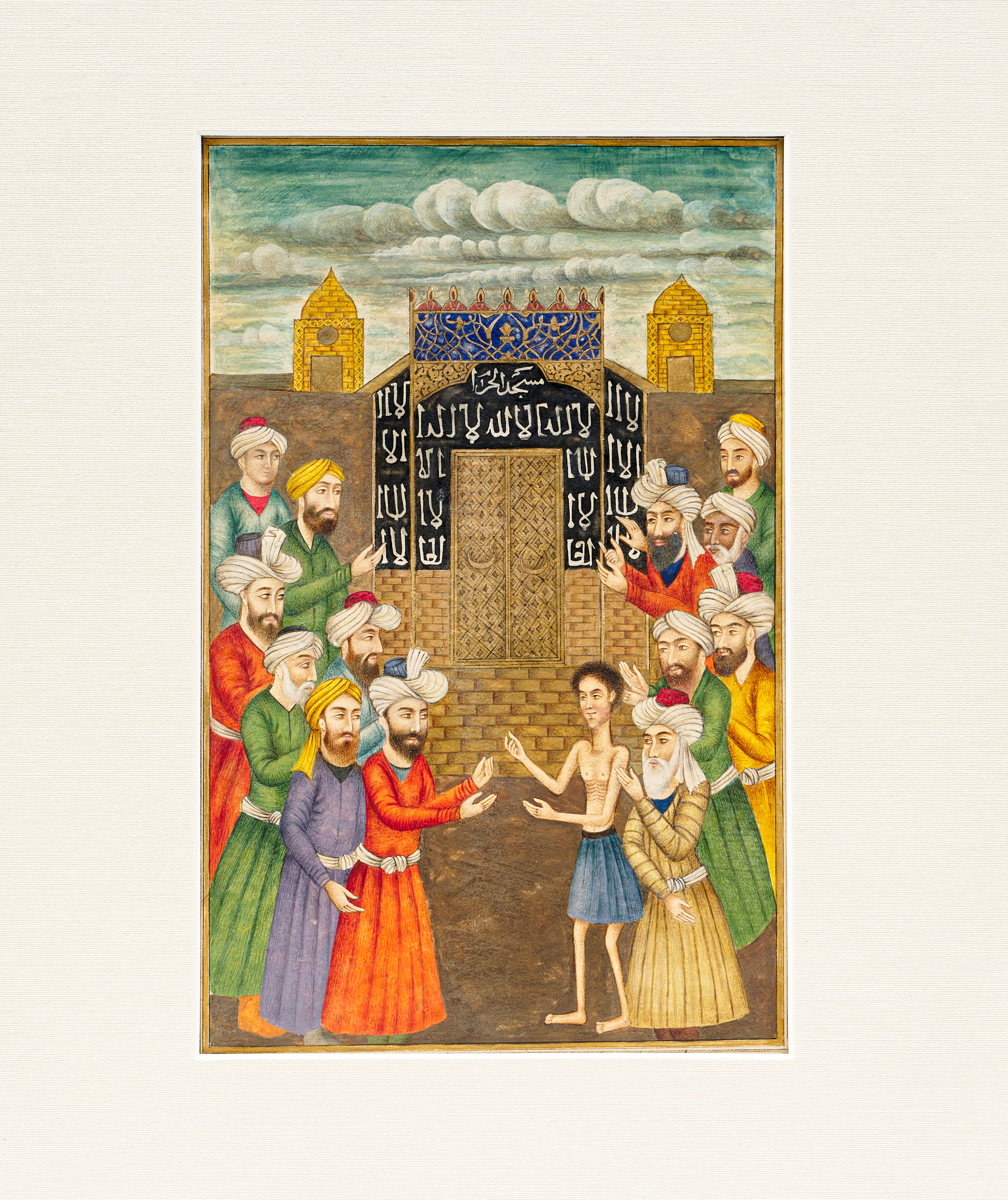 MAJNUN AT THE KAABA, INDIA, MUGHAL, LATE 18TH CENTURY