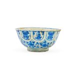 A SAFAVID BLUE & WHITE BOWL, 17TH CENTURY, PERSIA