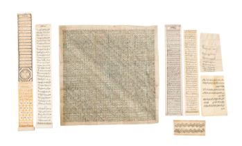 ASSORTMENT OF TALISMANIC SCROLLS AND WORKS ON PAPER, 19TH CENTURY