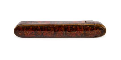 A LACQUERED PEN CASE, 19TH CENTURY QAJAR,