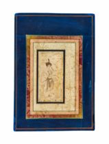 A PERSIAN MINIATURE DEPICTING AN ARCHER IN ATTIRE, 19TH CENTURY, QAJAR