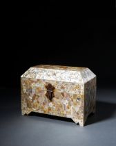 A MOTHER OF PEARL CASKET, INDIA, 19TH CENTURY