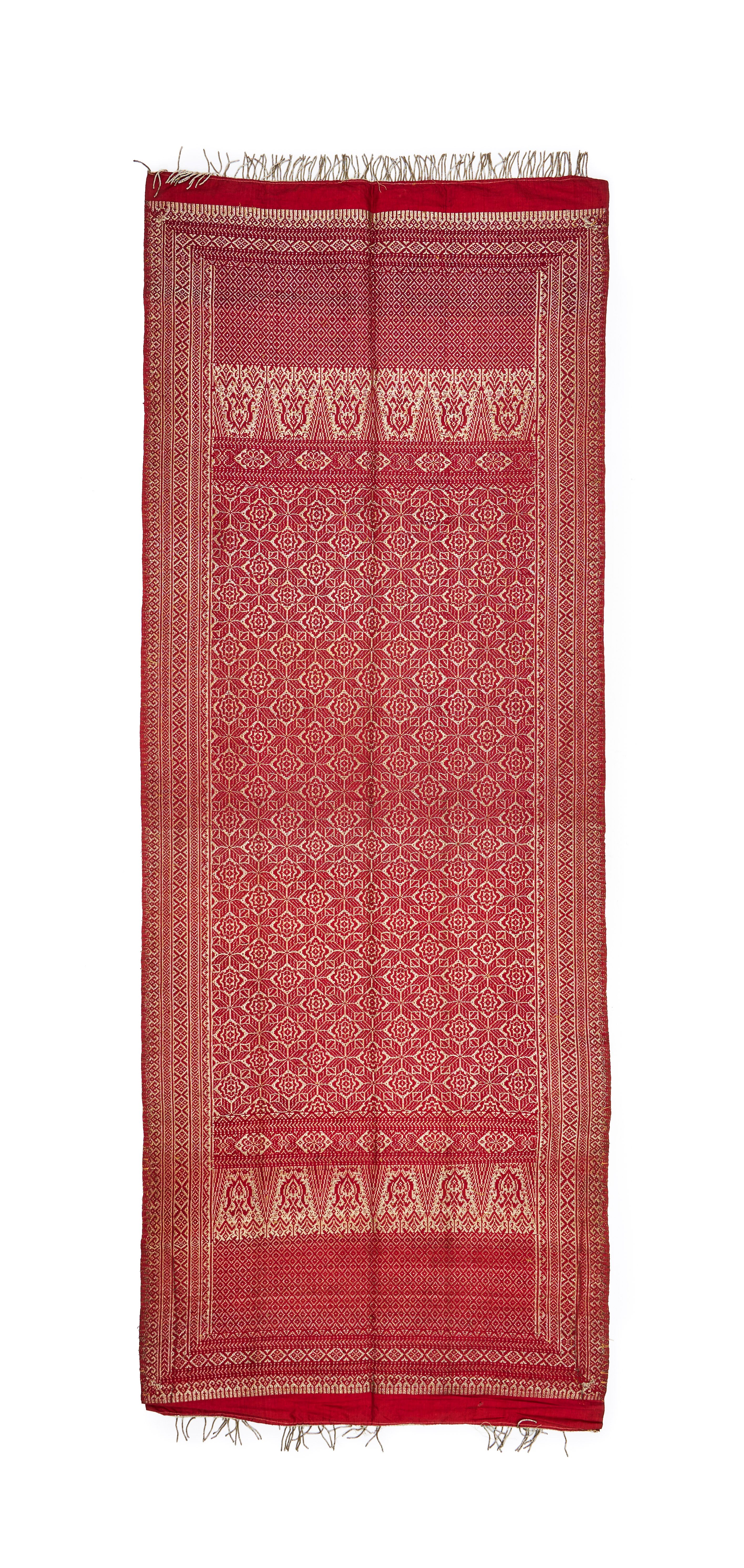 SILK & METAL THREAD TEXTILE, INDIA, 19TH CENTURY - Image 5 of 6