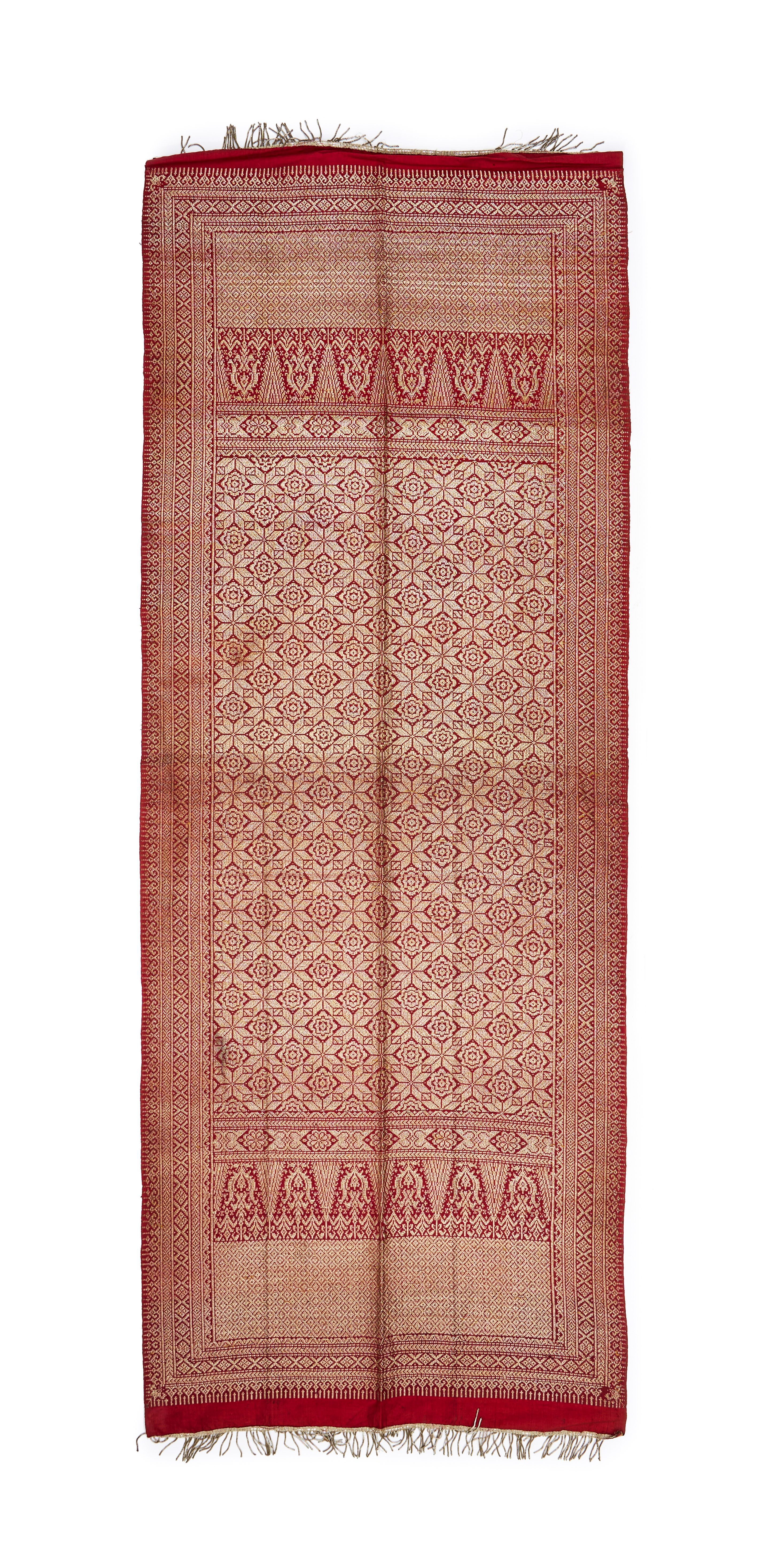 SILK & METAL THREAD TEXTILE, INDIA, 19TH CENTURY