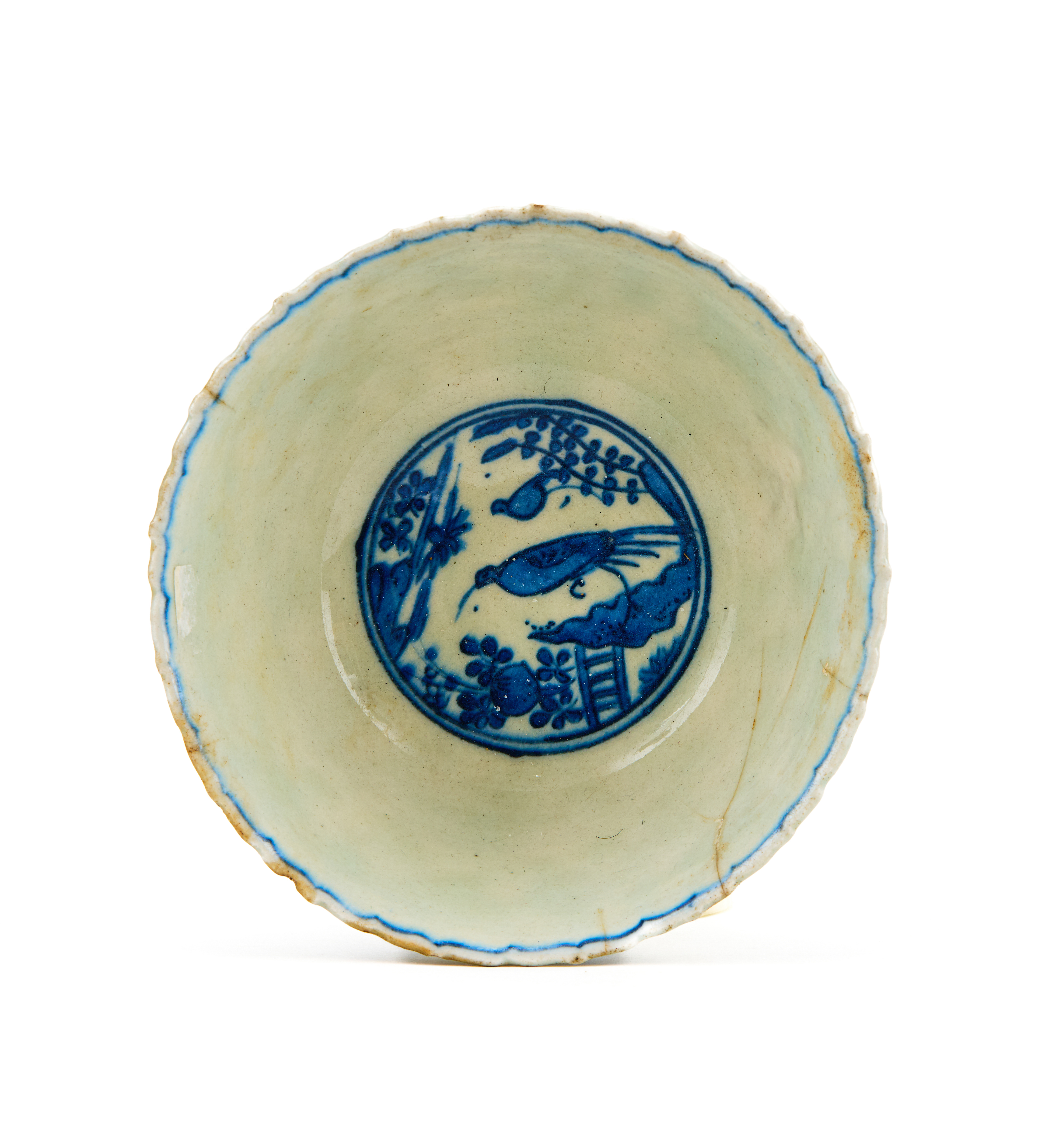 A SAFAVID BLUE & WHITE BOWL, 17TH CENTURY, PERSIA - Image 3 of 4
