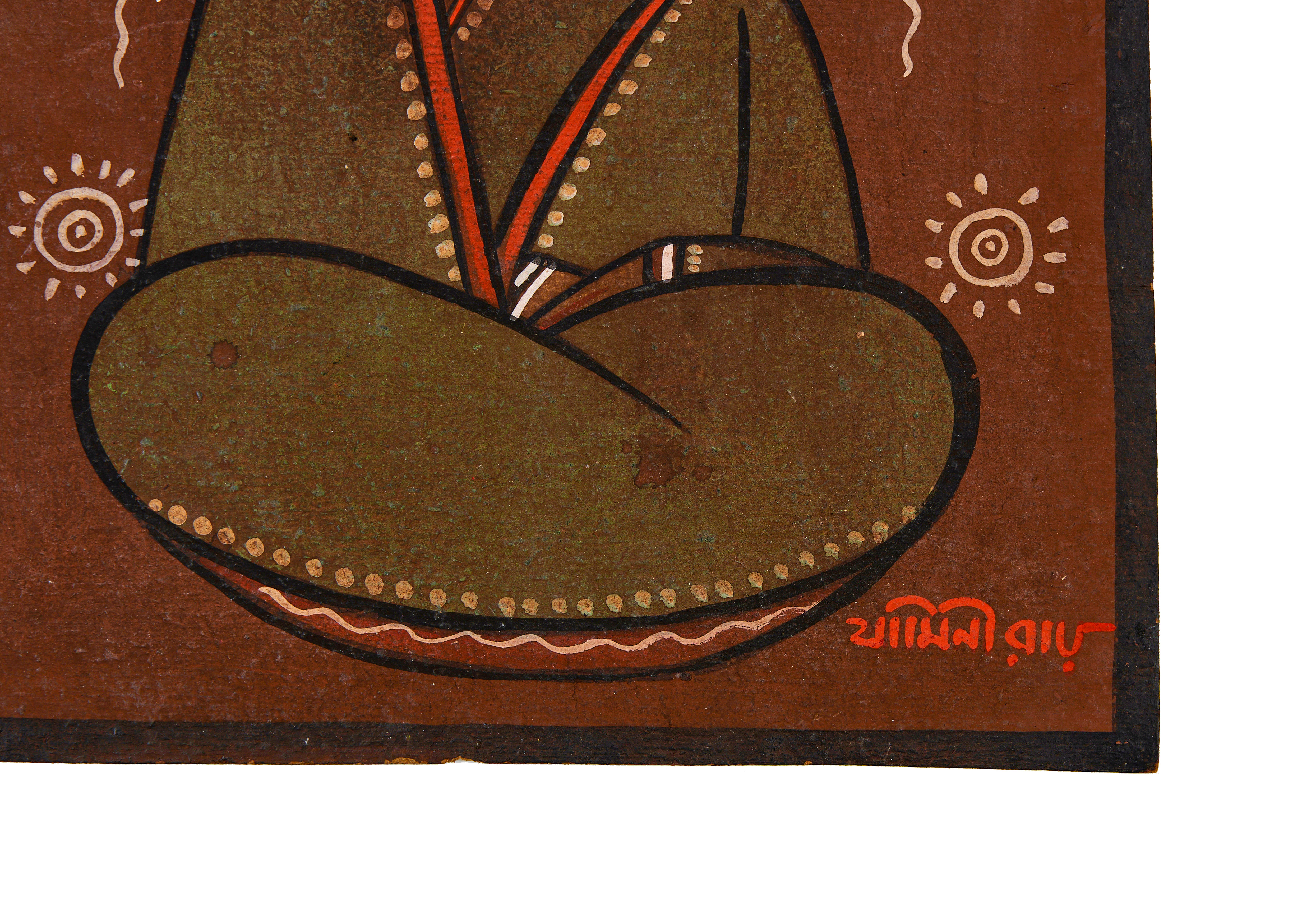 JAMINI ROY (1887-1972) "UNTILTED" - Image 2 of 2