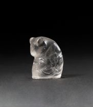 A FATIMID CARVED ROCK CRYSTAL CHESS PIECE, 10TH CENTURY, EGYPT