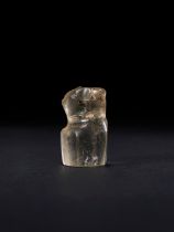 A CARVED ROCK CRYSTAL CHESS PIECE, FATIMID, 9TH/10TH CENTURY, EGYPT