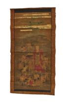 A CHINESE IMMORTALS & BOYS SCROLL, 18TH CENTURY OR EARLIER