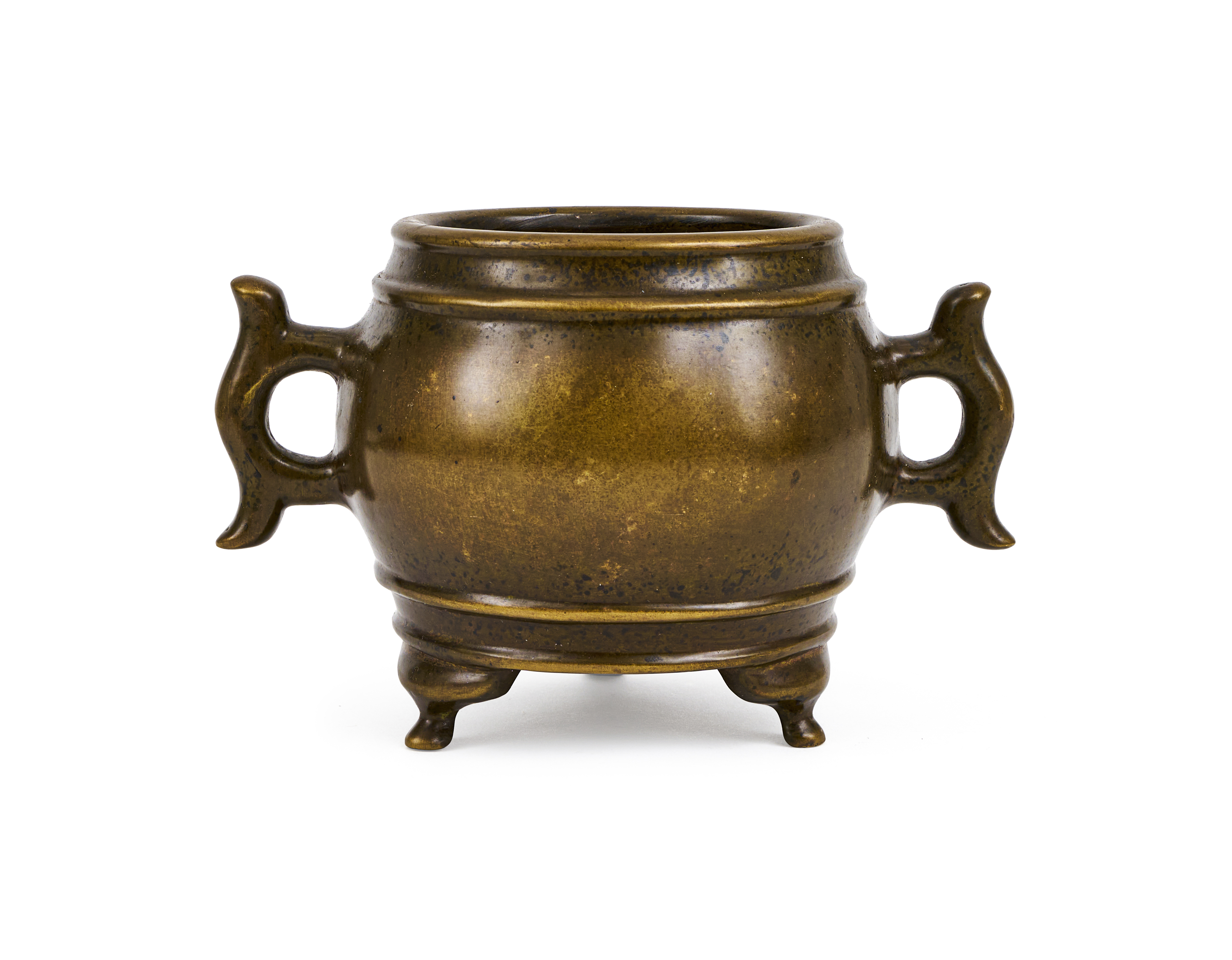 AN INSCRIBED CHINESE BRONZE CENSER - Image 4 of 7