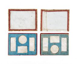TWO CHINESE MOTHER OF PEARL INLAYS, QING DYNASTY (1644-1911)