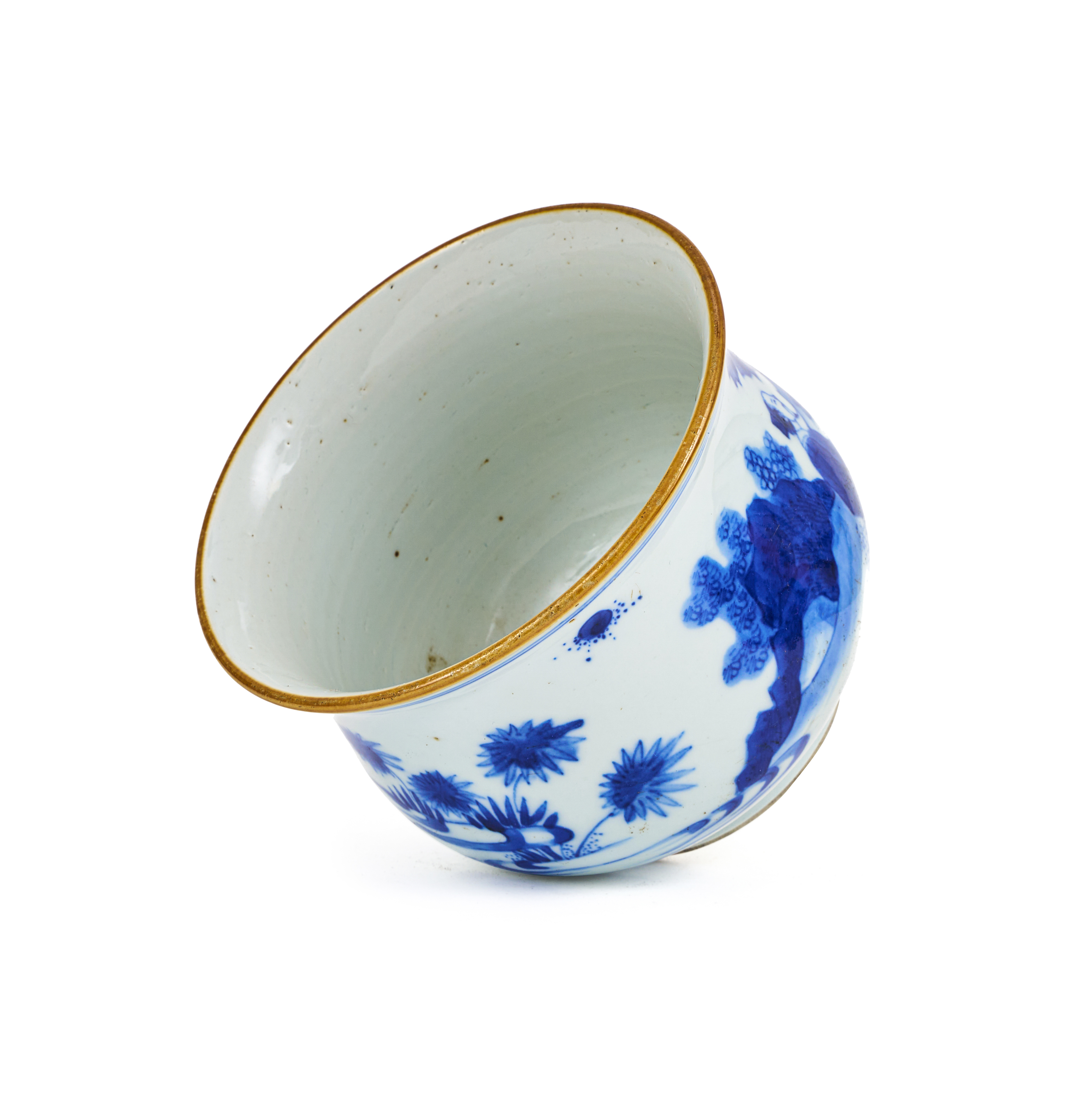 A CHINESE BLUE & WHITE CENSER, QING DYNASTY (1644-1911) - Image 3 of 4