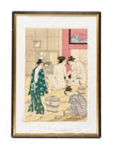 ATTRIBUTED TO UTAGAWA KUNISADA, A WOODBLOCK PRINT