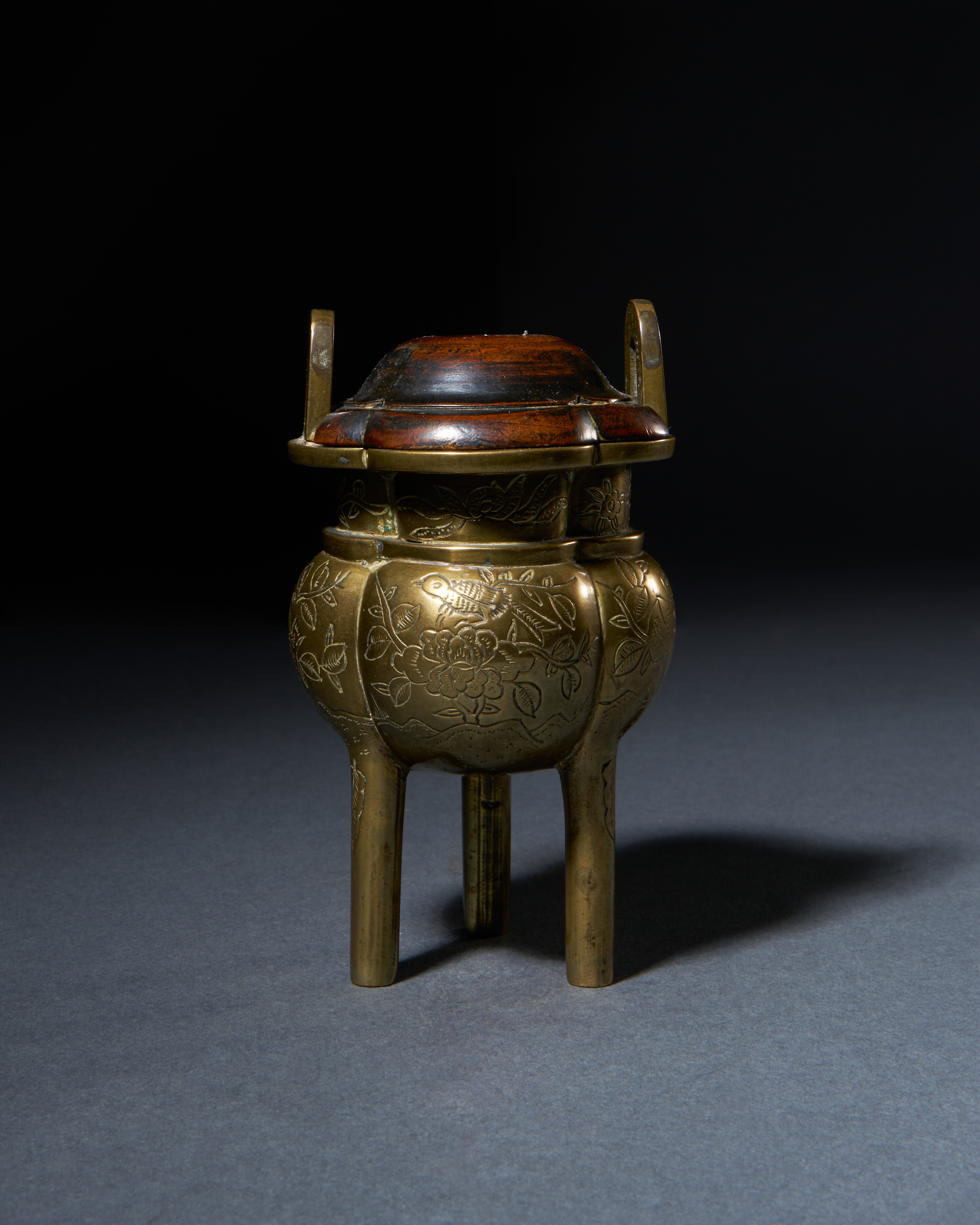 A CHINESE BRONZE CENSER - Image 2 of 5