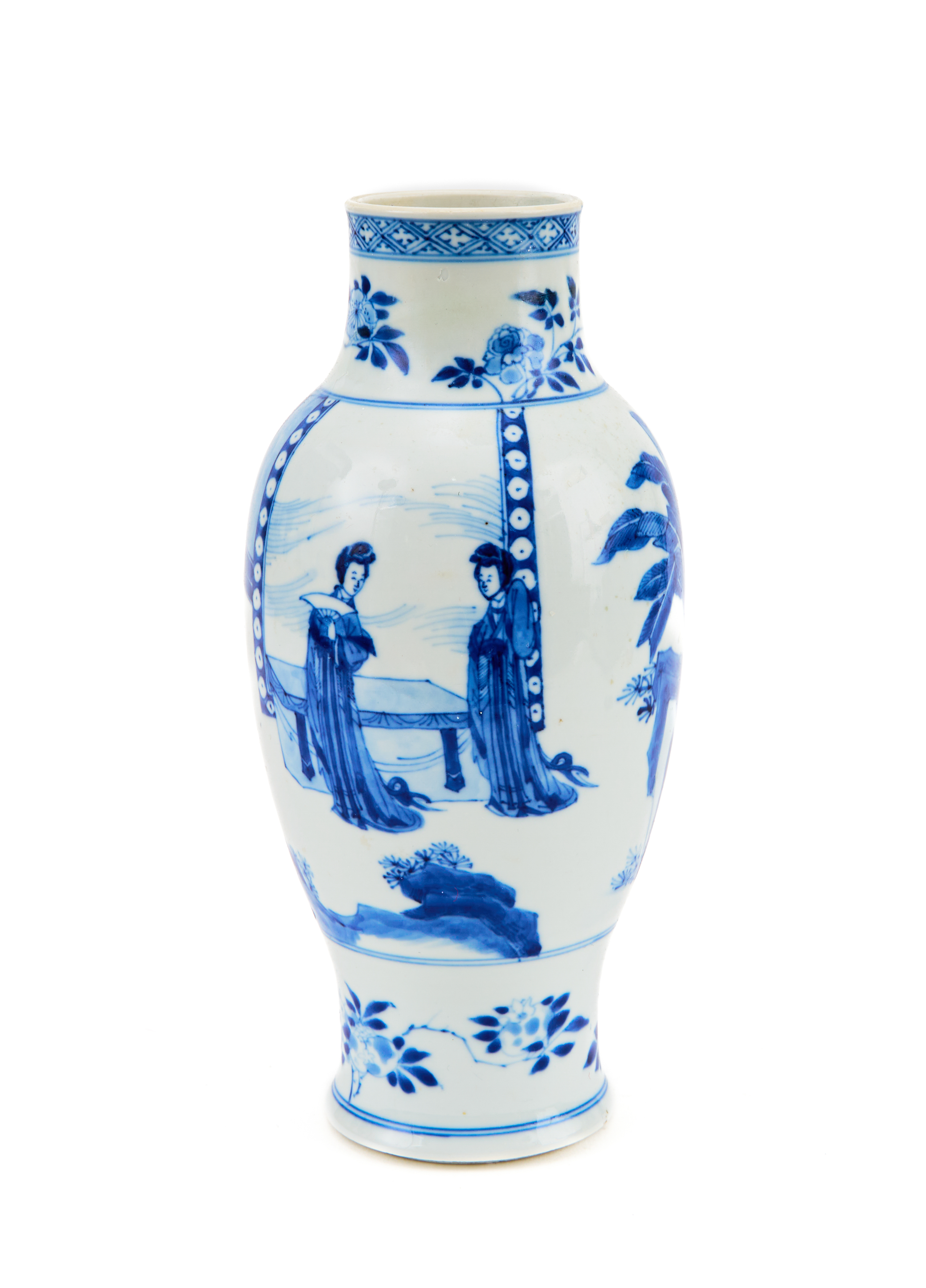 A CHINESE BLUE & WHITE VASE, KANGXI PERIOD (1662-1722) - Image 2 of 3