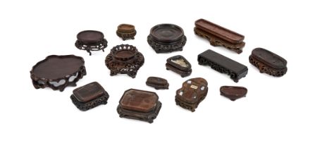 ASSORTMENT OF CHINESE WOODEN STANDS, QING DYNASTY (1644-1911)