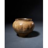 A KOREAN GLAZED JAR, JOSEON DYNASTY (1392-1897)