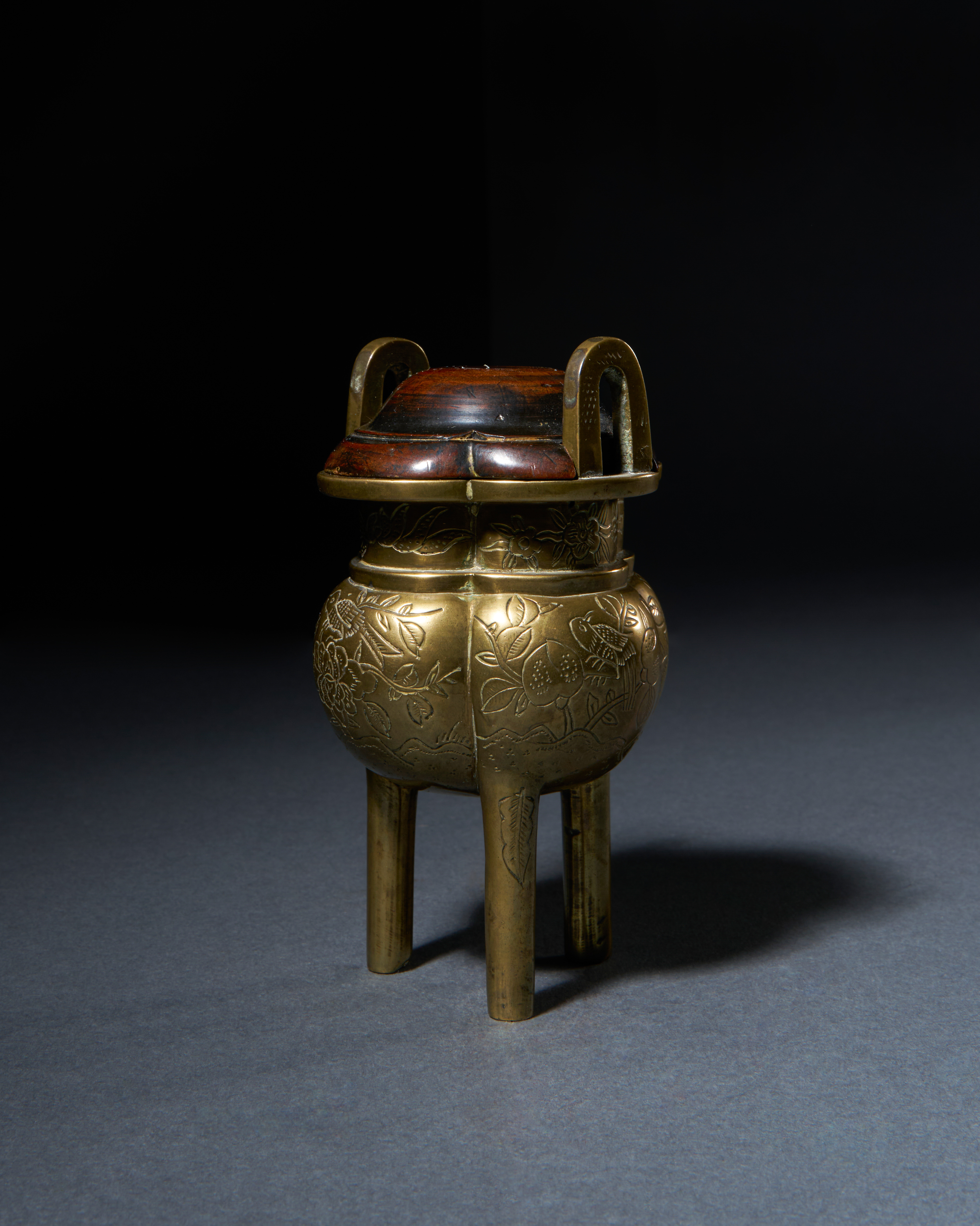 A CHINESE BRONZE CENSER - Image 3 of 5