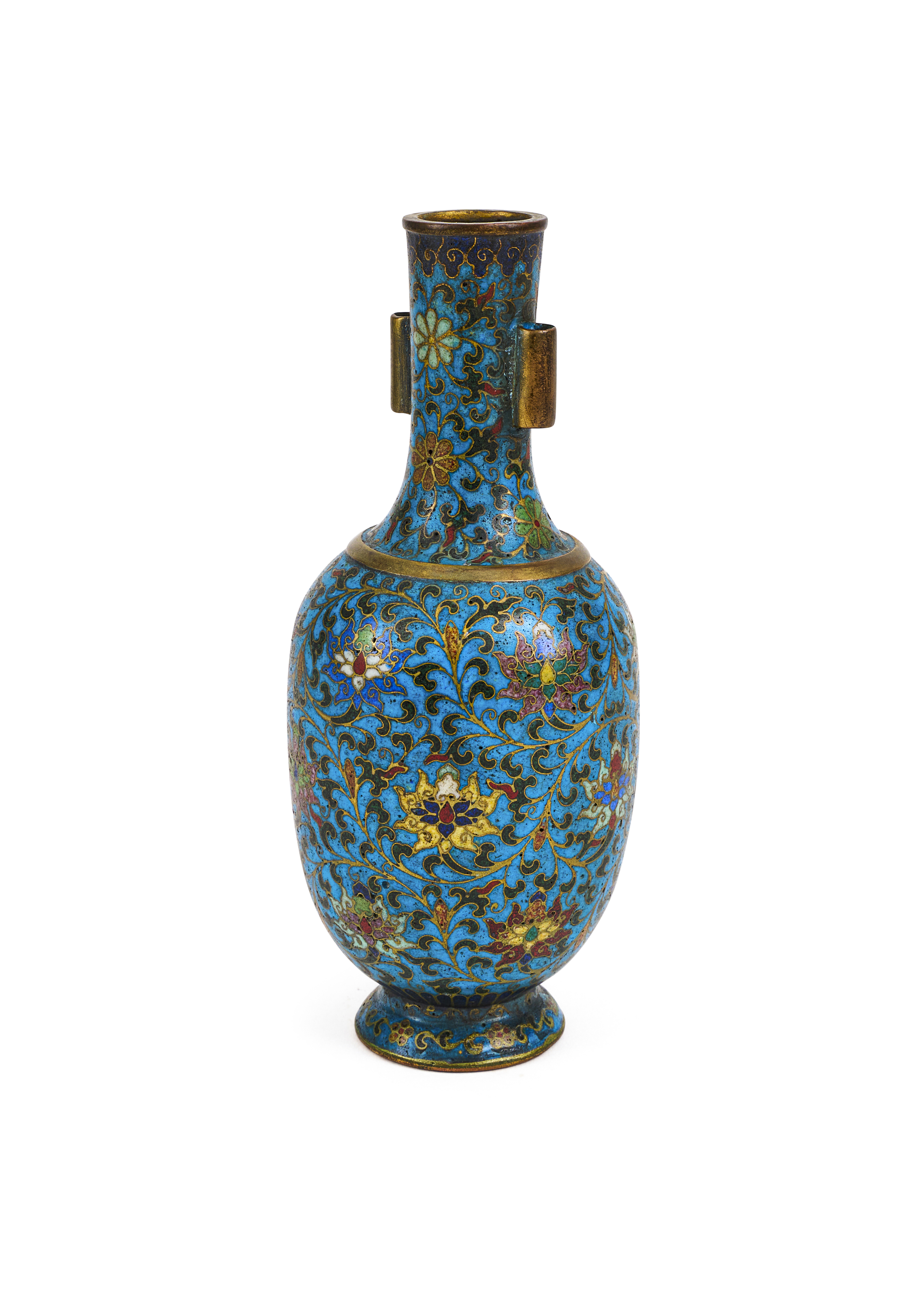 A CHINESE CLOISONNE VASE, QING DYNASTY (1644-1911) - Image 2 of 4