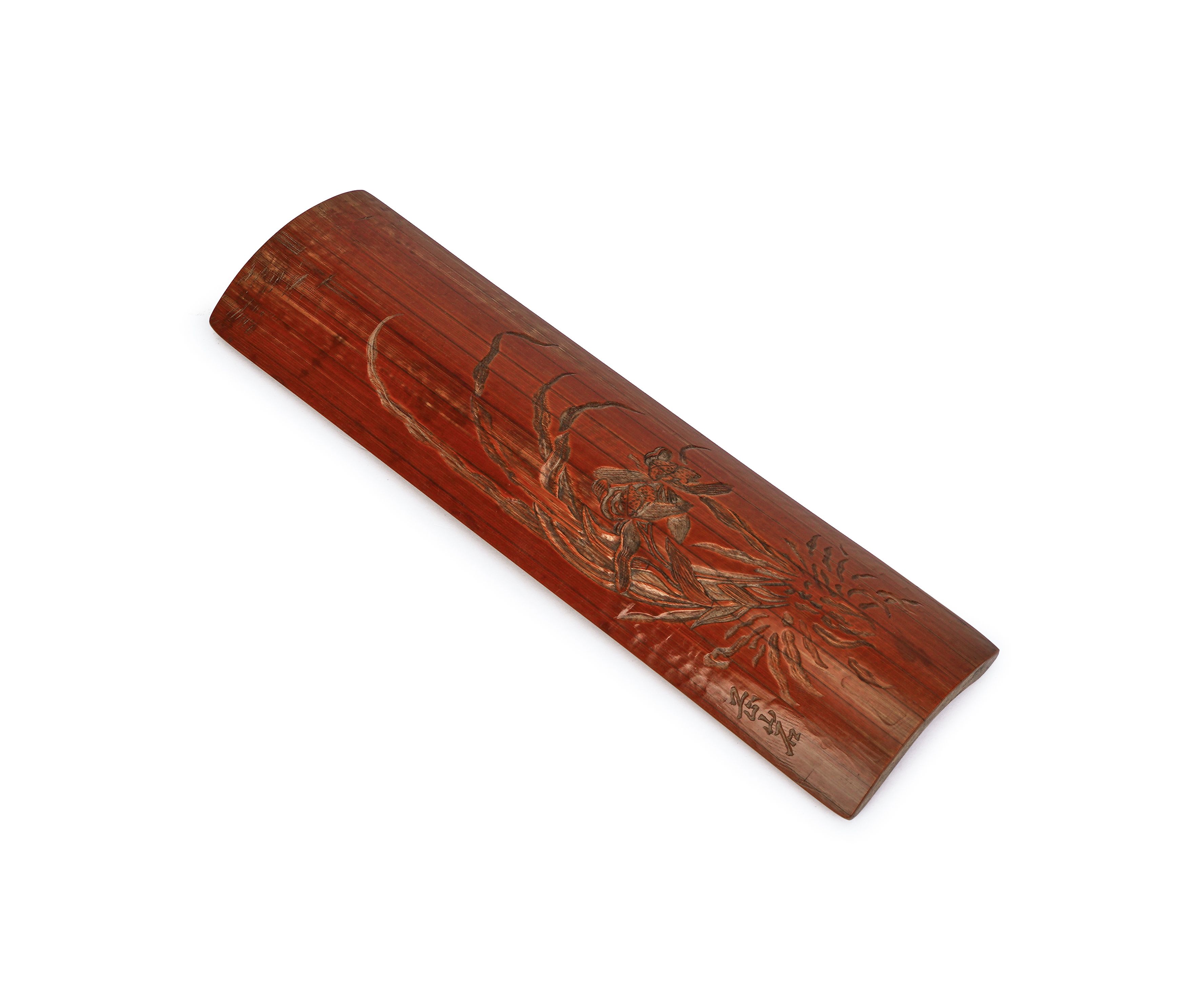 A RARE BAMBOO CARVING ARM REST, BY ZHOU ZHIYAN, QING DYNASTY (1644-1911) - Image 5 of 10