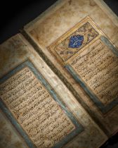 AN ARABIC PRAYER BOOK (DAILY PRAYERS) 13TH CENTURY DATED 660 AH/1262AD SIGNED BY YA’QUT AL MUSTA’SIM