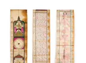 AN OTTOMAN GENEALOGICAL SCROLL (SILSILENAME), TURKEY, 18TH CENTURY